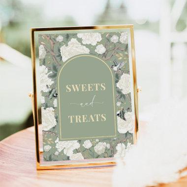 Sweets & Treats Sage Green Chinoiserie Bridal Sign