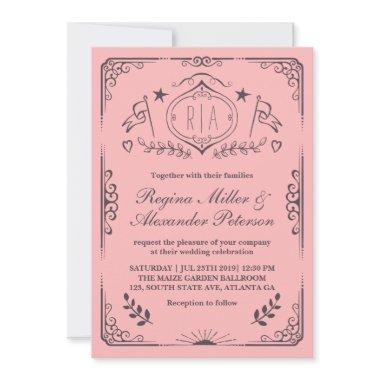 Swirl Curl Victorian Vintage Wedding