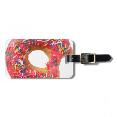 Table Kitchen Donuts Sweets Dessert Donut Luggage Tag