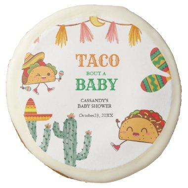 Taco bout Baby Mexican Baby Shower favors Sugar Cookie
