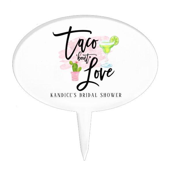 Taco Bout Love Bridal Shower Cake Topper