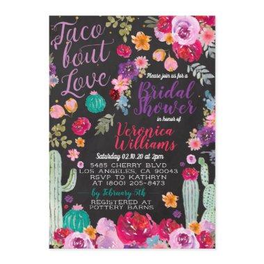 Taco Bout Love Bridal Shower Invitations