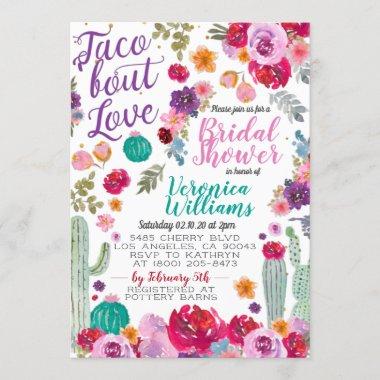Taco Bout Love Bridal Shower Invitations
