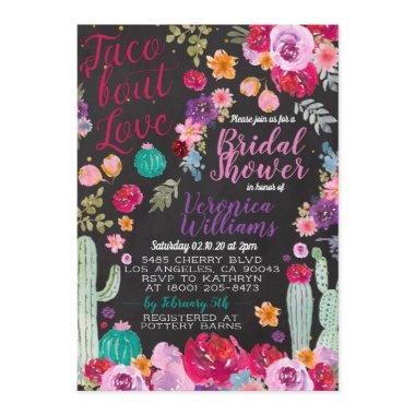 Taco Bout Love Bridal Shower Invitations