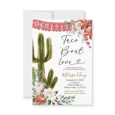 Taco 'bout Love Christmas Floral Couples Shower