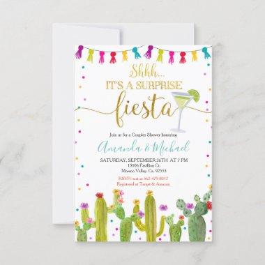 Taco 'Bout Love Couples Engagement Cactus Fiesta Invitations