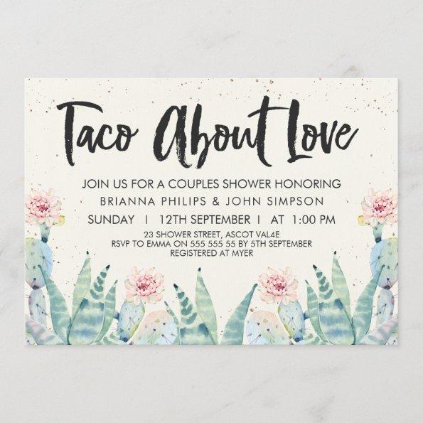 Taco 'Bout Love Couples Shower Invitations