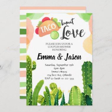 Taco Bout Love Couples Shower Invitations