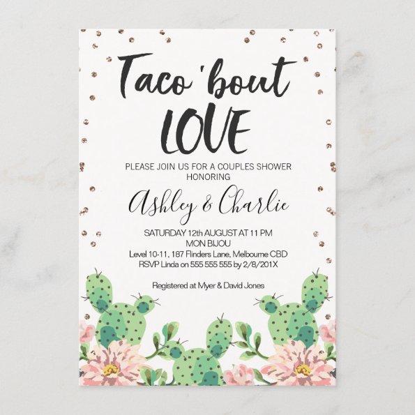 Taco ''bout Love Couples Shower Invitations