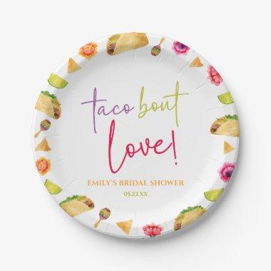 Taco Bout Love! Fiesta  Paper Plates