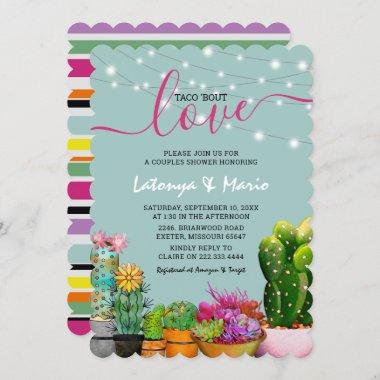Taco 'bout Love Fiesta Couples Shower Invitations