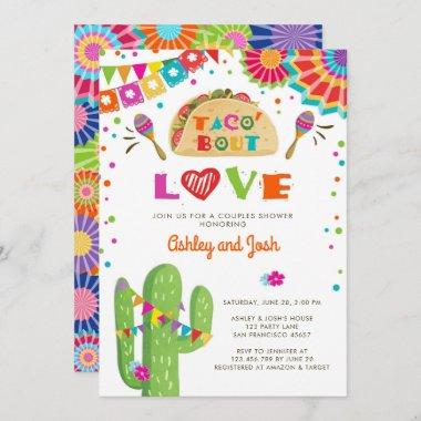 Taco Bout Love Fiesta Couples Shower Invitations
