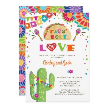 Taco Bout Love Fiesta Couples Shower Invitations