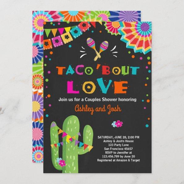 Taco Bout Love Fiesta Couples shower Invitations