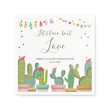 Taco Bout Love Fiesta Couples Shower Napkins