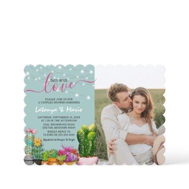 Taco 'bout Love Fiesta Couples Shower Photo Invitations