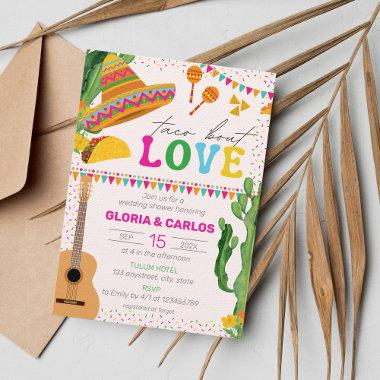 Taco bout Love Fiesta Mexican Couple's Shower Invitations
