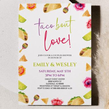 Taco Bout Love! Fiesta Wedding Couples Shower Invitations