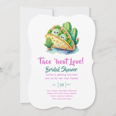 Taco 'Bout Love! Last Party Bridal Shower Invitations