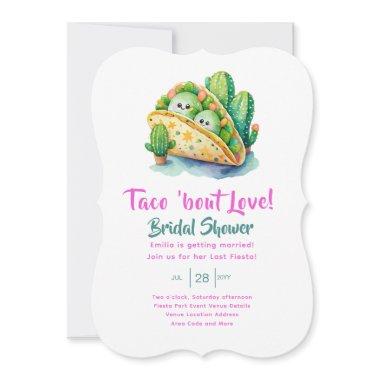 Taco 'Bout Love! Last Party Bridal Shower Invitations