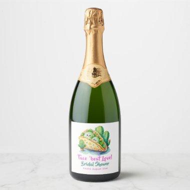Taco 'Bout Love! Last Party Bridal Shower Sparkling Wine Label