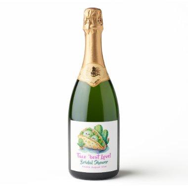 Taco 'Bout Love! Last Party Bridal Shower Sparkling Wine Label