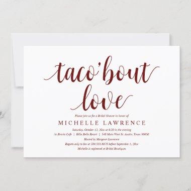taco bout love, Modern Bridal Shower Invitations