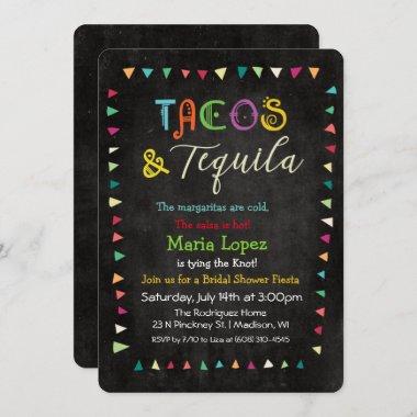 Tacos and Tequila Bridal Shower Invitations