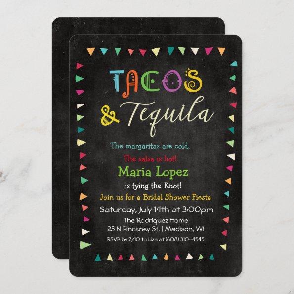 Tacos and Tequila Bridal Shower Invitations