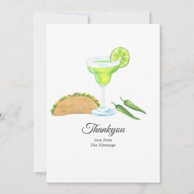 Tacos and Tequila Thank You Invitations