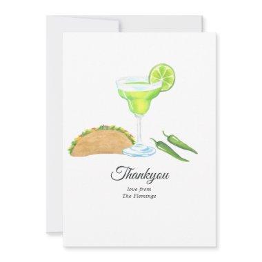 Tacos and Tequila Thank You Invitations