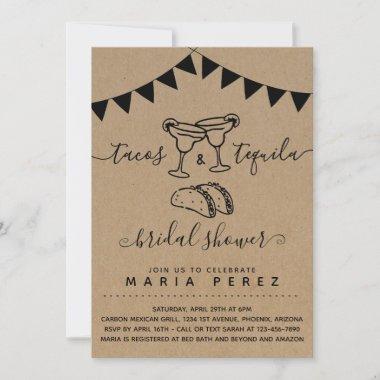 Tacos & Tequila Couples' Bridal Shower Invitations