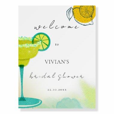 Tacos & Tequila Watercolor  Welcome Foam Board