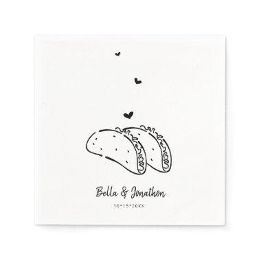 Tacos Wedding Napkin