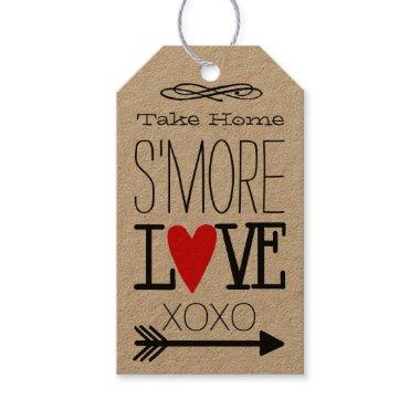 Take Home S'more Love Guest Favor Kraft Paper Gift Tags
