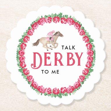 Talk Derby to Me | Horse Race Derby  Paper Coaster