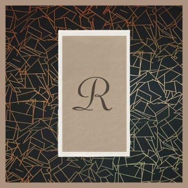 Tan and Brown Monogrammed Minimalist Neutral Color Paper Guest Towels