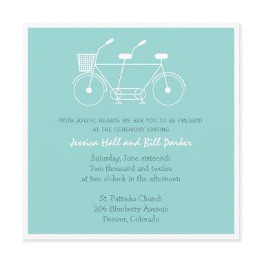 Tandem Bicycle Wedding