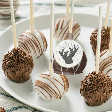 Tarot  |  | Wedding | Hands B+W Cake Pops