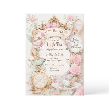 Tea , High Tea invite