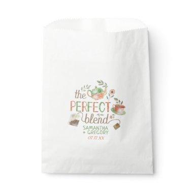 Tea Bridal Wedding Shower The Perfect Blend Custom Favor Bag