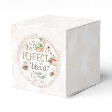 Tea Bridal Wedding Shower The Perfect Blend Party Favor Boxes