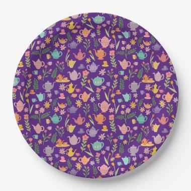 Tea Party Bridal Easter Birthday Spring Floral Paper Plates