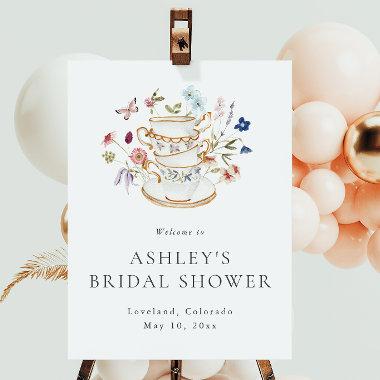 Tea Party Bridal Shower Foam Board