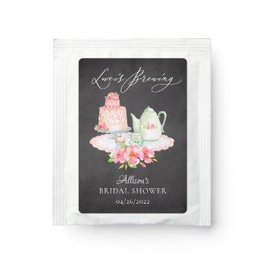 Tea Party Bridal Shower Tea Bag Drink Mix