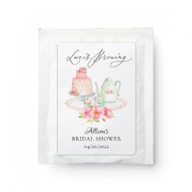 Tea Party Bridal Shower Tea Bag Drink Mix