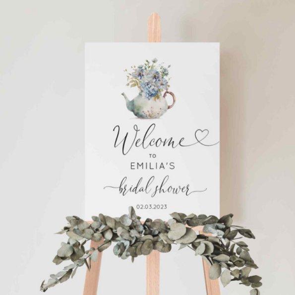 Tea party  welcome foam board