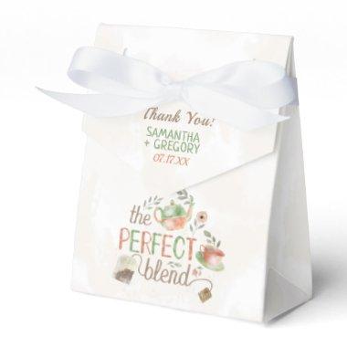 Tea Party Bridal Wedding Shower The Perfect Blend Favor Boxes