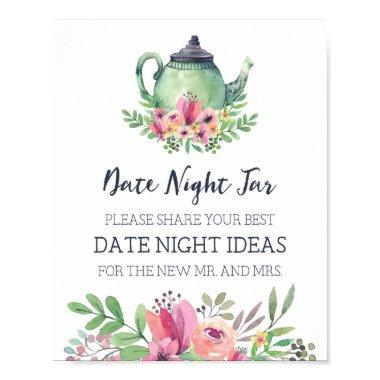 Tea Party Date Night Ideas  Game Poster