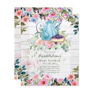 Tea Party Invitations | Baby Shower | Birthday